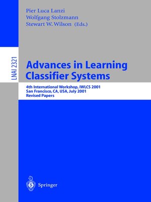 cover image of Advances in Learning Classifier Systems
